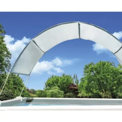 Voile D'ombrage Pour Piscine Hors Sol Intex -Magasin Piscines 28054 ambiance 2 min