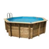 Piscine En Bois Octogonale Ubbink Océa 5,10 X 1,20 M - Liner Bleu -Magasin Piscines 510 7 1