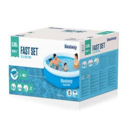 Piscine Autoportée Bestway Fast Set™ 3,05 X 0,66 M Avec Filtration -Magasin Piscines 57458 piscine hors sol bestway ronde fast set 305 66 packaging