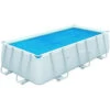 Bâche à Bulles Bestway Rectangulaire 2,60 X 1,80 M Pour Piscine De 2,82 X 1,96 X 0,84 M