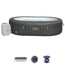 Spa Gonflable Bestway Lay-Z Spa MAURITIUS AirJet 7 Places -Magasin Piscines 60067 spa gonflable bestway lay z spa mauritius accessoires inclus