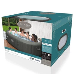 Spa Gonflable Bestway Lay-Z Spa MAURITIUS AirJet 7 Places -Magasin Piscines 60067 spa gonflable bestway lay z spa mauritius packaging