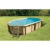 Piscine En Bois Octogonale Ubbink Océa 6,10 X 4,00 X 1,30 M - Liner Bleu -Magasin Piscines 7504508