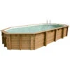 Piscine En Bois Octogonale Ubbink Océa 8,60 X 4,70 X 1,30 M - Liner Beige -Magasin Piscines 7504509 piscine bois octogonale ubbink ocea 470 860 beige