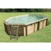 Piscine En Bois Octogonale Ubbink Sunwater 4,90 X 3,00 X 1,20 M - Liner Beige -Magasin Piscines 7504596 piscine bois octogonale ubbink sunwater 300 490 beige