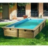 Piscine En Bois Rectangulaire Ubbink Sunwater 5,55 X 3,00 X 1,40 M - Liner Bleu -Magasin Piscines 7504754 piscine bois rectangulaire ubbink sunwater 300 555 bleu