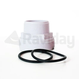 Ubbink Raccord Fileté Blanc + 2 Joints Pour Liaison Vanne/tuyau Poolfilter 400-500-600 3 Ubbink Raccord Fileté Blanc + 2 Joints Pour Liaison Vanne/tuyau Poolfilter 400-500-600