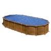 GRE Piscine Ovale Acier Gré Amazonia Imitation Bois - 7,20 X 3,75 X 1,30 M -Magasin Piscines amazonia piscine 730 1