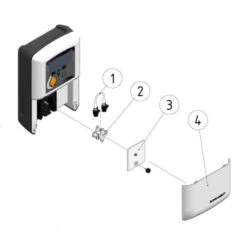 Tuyau Pour Pompe Doseuse Automatic PH Bayrol (2017-2020) -Magasin Piscines automatic bayrol vue eclatee eau2