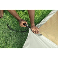 Auvent Pour Piscine Tubulaire Bestway Ø 3,05 à 5,49 M -Magasin Piscines auvent rond bestway 2 ambiance installation 4