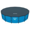 Bâche De Protection Bestway Ronde 4,57 M Pour Piscine De 4,57 Ou 4,60 M -Magasin Piscines bache 4 saisons piscine bestway diam 457 steel pro 1