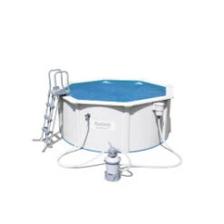 Bâche à Bulles Bestway Ronde 3,55 M Pour Piscine Hydrium De 3,66 M
