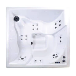 Spa Acrylique NetSpa Square 5 Personnes -Magasin Piscines cuve acrylique spa rigide 5 places square 1