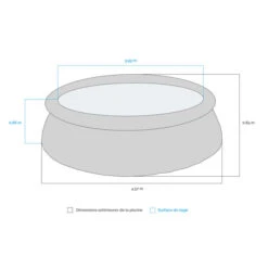 Piscine Autoportante Intex Easy Set 4,57 X 0,84 M 9 Piscine Autoportante Intex Easy Set 4,57 X 0,84 M -Magasin Piscines dimensions piscine autoportante easy set 4 57 x 0 84 m intex 28158np