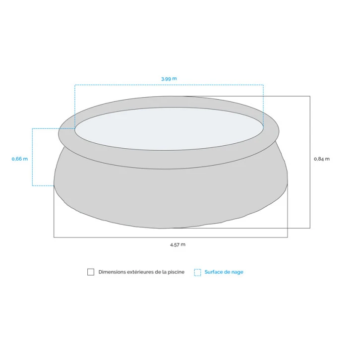 Piscine Autoportante Intex Easy Set 4,57 X 0,84 M 6 Piscine Autoportante Intex Easy Set 4,57 X 0,84 M – Image 4
