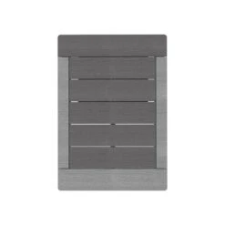Caillebotis En Lames Composites Pour Douche Solaire Formidra - Dark Grey