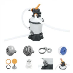 Filtre à Sable Complet Bestway Flowclear 3 M³/h 13 Filtre à Sable Complet Bestway Flowclear 3 M³/h -Magasin Piscines filtre sable bestway flowclear 58515 5