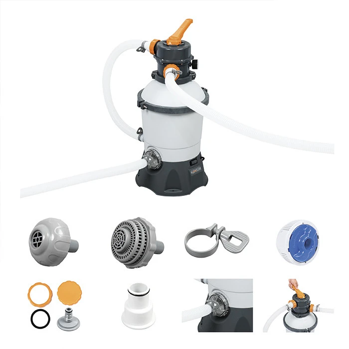 Filtre à Sable Complet Bestway Flowclear 3 M³/h 8 Filtre à Sable Complet Bestway Flowclear 3 M³/h – Image 6