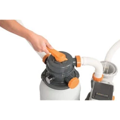 Filtre à Sable Complet Bestway Flowclear 5,6 M³/h -Magasin Piscines flowclear bestway 5 678 m3h vanne