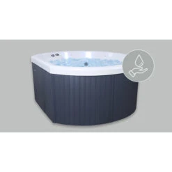 Spa Acrylique NetSpa Halfmoon 4 Personnes -Magasin Piscines halfmoon point 03