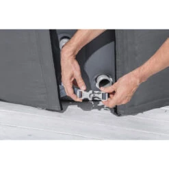 Couverture Thermique Pour Spa Rond Bestway Ø 180 X H 66 Cm -Magasin Piscines housse thermique ronde energysense 180 m x 66 cm pour spa gonflable lay z spa 3