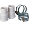 2 Manchons Pour Branchement Tuyaux + 4 Colliers Ø 38/32 Mm GRE -Magasin Piscines kit connexion