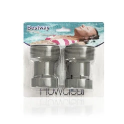 Lot De 2 Adaptateurs (connexion 32 Et 38 Mm) Bestway -Magasin Piscines lot de 2 adaptateurs 32 38 mm bestway pour filtre piscine 2