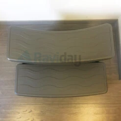 Marche-pied Pour Spa Gonflable Couleur Taupe -Magasin Piscines marche pied spa dessus1