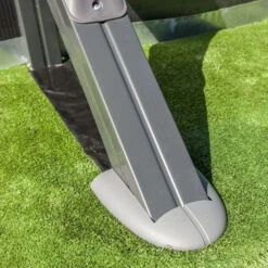 GRE Piscine Ovale Acier Gré Gris Anthracite - 7,30 X 3,75 X 1,32 M -Magasin Piscines pied piscine ovale gre gris anthracite zoom 1 1