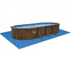 Piscine En Acier Bestway Hydrium Effet Bois - 7,30 X 3,60 X 1,30 M -Magasin Piscines piscine hors sol acier ovale 730 m x 360 m x 130 m hydrium 5