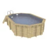 Piscine En Bois Octogonale Ubbink Azura 4,90 X 3,55 X 1,30 M - Liner Bleu 2 Piscine En Bois Octogonale Ubbink Azura 4,90 X 3,55 X 1,30 M - Liner Bleu -Magasin Piscines piscine ubbink azura 490 355 130 bleu
