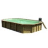 Piscine En Bois Octogonale Ubbink Azura 7,50 X 4,00 X 1,30 M - Liner Beige 2 Piscine En Bois Octogonale Ubbink Azura 7,50 X 4,00 X 1,30 M - Liner Beige -Magasin Piscines piscine azura 400 x 750 fond blanc liner beige 1
