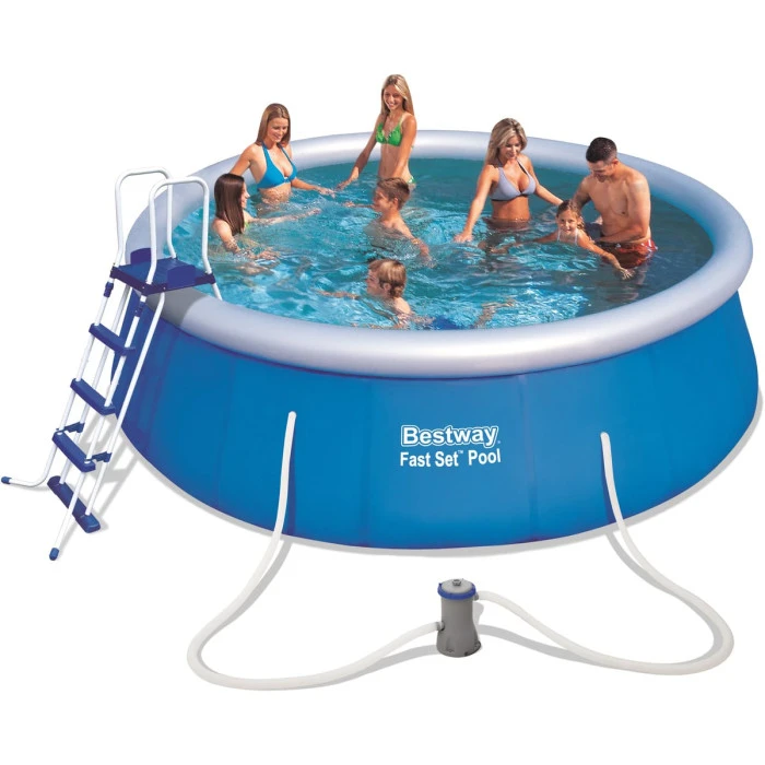 Piscine Autoportée Ronde Bestway Fast Set 4,57 X 1,22 4 Piscine Autoportée Ronde Bestway Fast Set 4,57 X 1,22 – Image 2