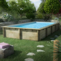 Piscine Weva Procopi En Bois 8 X 4 M -Magasin Piscines piscine procopi 8 x 4 ambiance 3 min