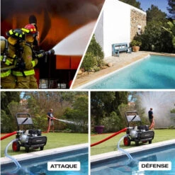 Motopompe De Piscine Pour Protection Incendie Pool Sam -Magasin Piscines ps poolsam1 pompe piscine protection incendie pool sam ambiance situation