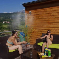 Brumisateur De Terrasse Nomade 2 En 1 O'Fresh 18 Brumisateur De Terrasse Nomade 2 En 1 O'Fresh -Magasin Piscines rampe brumisation nomade 2 en 1 ofresh 6