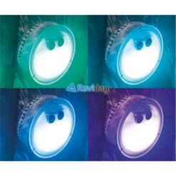 Spa Gonflable Intex PureSpa Blue Navy 6 Places -Magasin Piscines spot lumineux pure spa bulles intex couleurs 28503 2 1