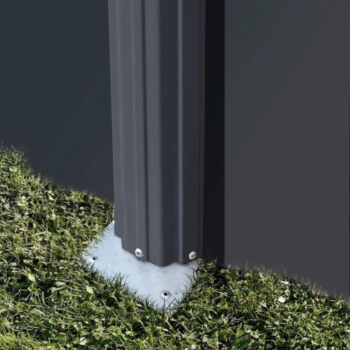 GRE Piscine Ronde Acier Gré Gris Anthracite - Ø 3,00 X 1,20 M 7 GRE Piscine Ronde Acier Gré Gris Anthracite - Ø 3,00 X 1,20 M – Image 5