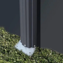 GRE Piscine Ovale Acier Gré Gris Anthracite - 7,30 X 3,75 X 1,20 M -Magasin Piscines structure piscine acier gre anthracite 5